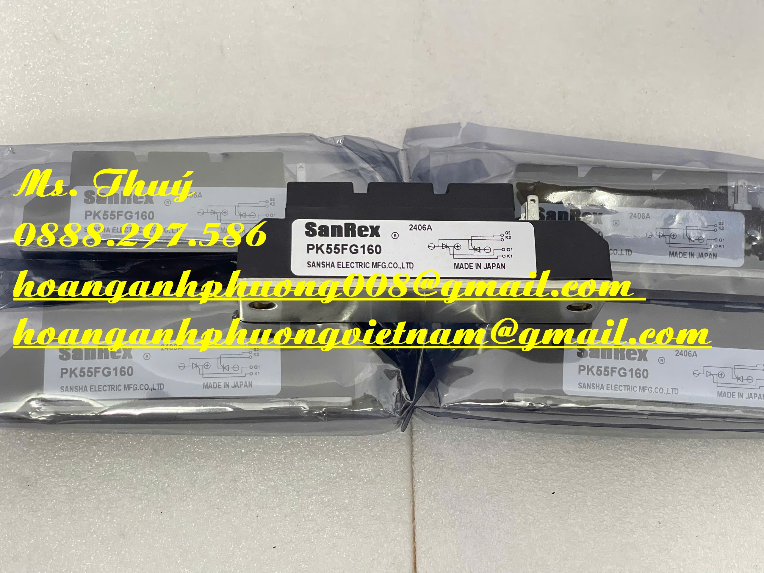 Module IGBT PK55FG160 - Chuyên thiết bị điện Bình Dương